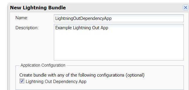 Naming Lightning Application in Dev Console